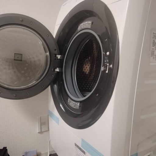 ドラム式洗濯機　シャープ ドラム式 洗濯乾燥機 ES-S7F-WL 