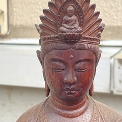 骨董　アンティーク　レトロ　昭和初期　木彫　観世音菩薩 骨董 アンティーク レトロ 昭和初期 木彫 観世音菩薩