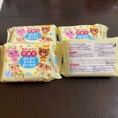 お取引先決定  ふんわりタッチのおしりふき 4個
