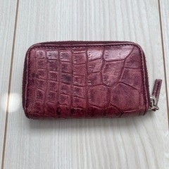 	C853 GUCCI クロココインケース ★ ボルドーの画像
