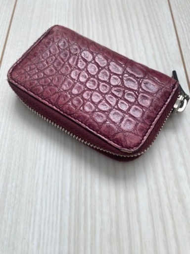 C853 GUCCI クロコケース ★ ボルドー