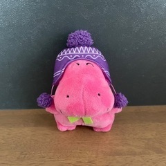 たべっ子どうぶつ　かば冬ver ぬいぐるみキーホルダー