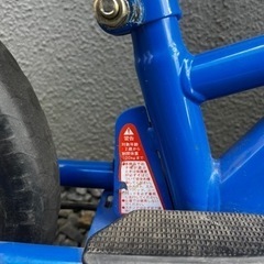 D-bike ブレーキ付きキックバイク　青　ブルー　ストライダーの画像