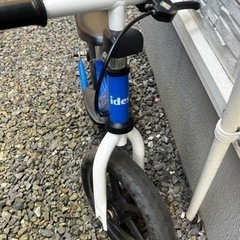 D-bike ブレーキ付きキックバイク　青　ブルー　ストライダーの画像