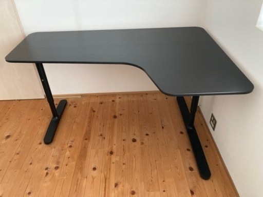 IKEAデスク+フロアプロテクター イケア ベカント+コーロンのセットBEKANT 160x110cm