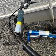 お取引中　あげます！子供用自転車　前輪パンク中　使用感やサビ等ありの画像