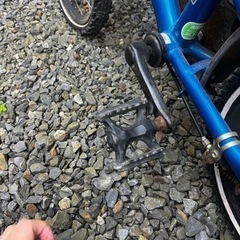 お取引中　あげます！子供用自転車　前輪パンク中　使用感やサビ等ありの画像