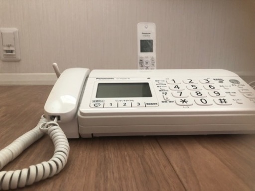おたっくす　panasonic FAX 子機1台+取説つきです！！