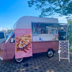 キッチンカー出店場所募集！韓国発新スイーツ「クロッフル」