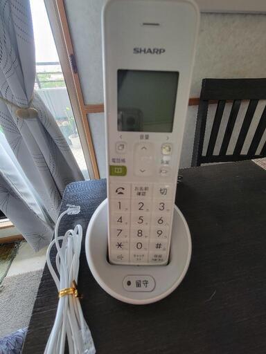 新品　SHARP デジタル コードレス電話機