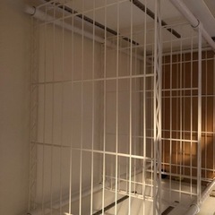 スチールラック 白 約54×35.5×80.5cmの画像