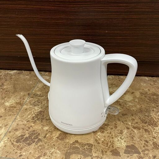 アズマ 電気ケトル MN-EK01 約0.8Ｌ 電気ポット お湯 おしゃれ ホワイト 札幌 東区