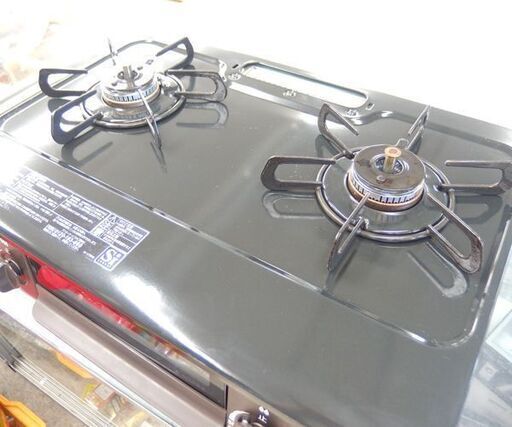LPガス ガステーブル 2022年製 幅56cm 排気口カバー欠品 パロマ 左強火 IC-S37DX-2L ☆ 札幌市 北区 屯田