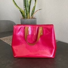 LOUIS VUITTON】ルイヴィトン ハンドバッグ ヴェルニ ピンク