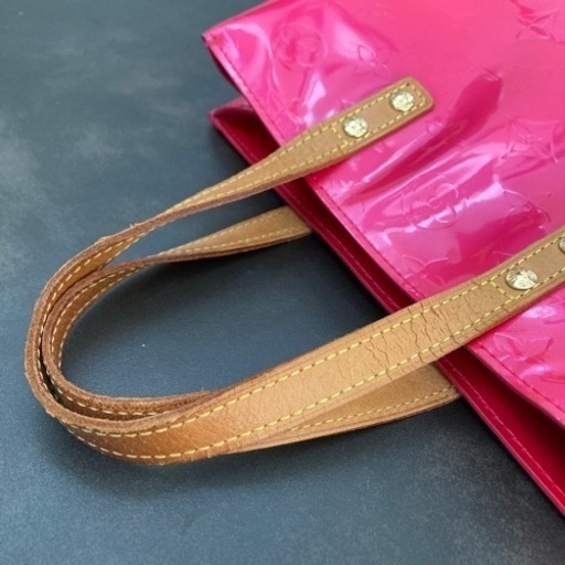 【LOUIS VUITTON】ルイヴィトン　ハンドバッグ　ヴェルニ　ピンク