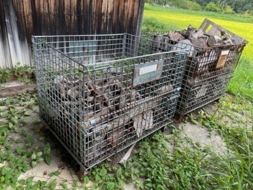 メタルラック　薪ストーブ用の薪ストック等にどうですか？25個程あります　兵庫県宝塚市発