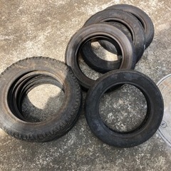 原付　廃タイヤ