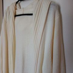 TOPVALU綿混カーディガン　LLサイズの画像