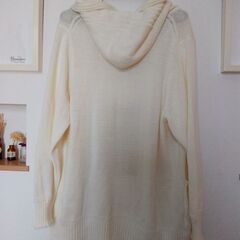 TOPVALU綿混カーディガン　LLサイズの画像