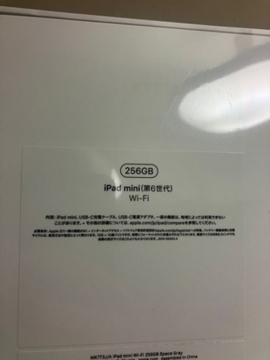 iPad mini 256GB  6世代