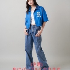 新品未使用　SPINNS  しわ加工 バケットハット　パープルの画像