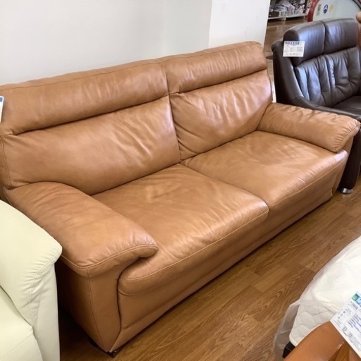 お安くなりました！ニトリ 3人掛けレザーソファー NZ637【トレファク 川越店】