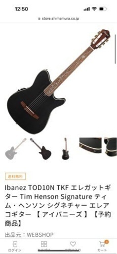 弦楽器、ギター Ibanez TOD10N TKF