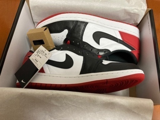 ナイキ エアジョーダン1 OG つま黒 ジムレッド 27cm Air Jordan 1 
