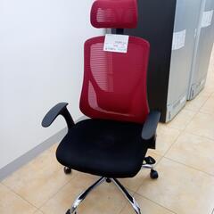 ★ジモティ割あり★  オフィスチェア ブラック・ワイン H×D5...