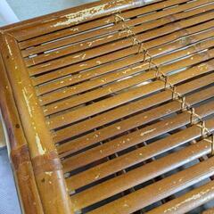 お話中　バンブー　折りたたみテーブルの画像