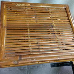 お話中　バンブー　折りたたみテーブルの画像