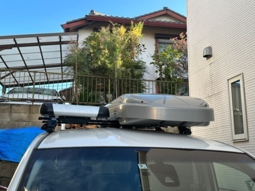 ルーフボックス　ルーフラック(ネット付)　セレナ用キャリアセット