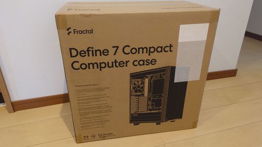 【未開封新品】 ミドルタワー型PCケース Fractal Design（フラクタルデザイン）Define 7 Compact Black Solid