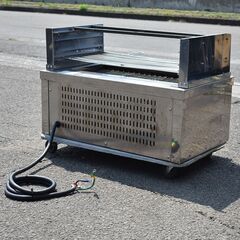 ≪yt795ジ≫ ヒゴグリラー 電気グリラー 万能型 卓上グリル 3P-215C 網,鉄灸,ツノ付 三相200V 動作未確認/現状品 50730-01の画像