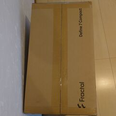 【未開封新品】 ミドルタワー型PCケース Fractal Design（フラクタルデザイン）Define 7 Compact Black Solidの画像
