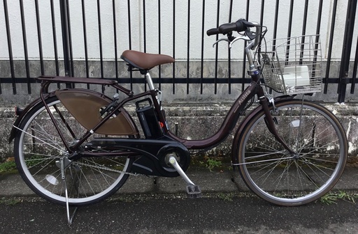 ＜お得コミコミ＞ブリヂストン・アシスタ・24インチ・電動アシスト自転車・鍵は1発2錠 ・サドル新品※子供乗せが可能・お手入れして綺麗ですよ♪