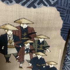 新品　大名行列柄　長襦袢　　いかがでしょうか？の画像