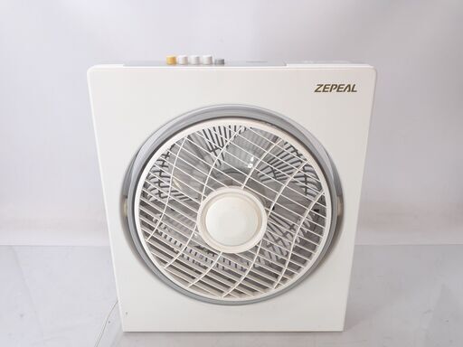 ZEPEAL ゼピール ボックスファン サーキュレーター 2009年製 ホワイト DBL-A2519　/UJ-0630 北