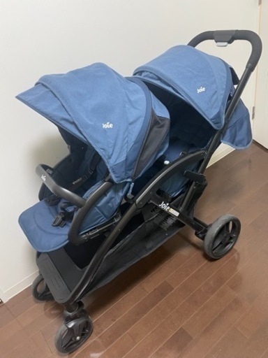 二人乗りベビーカー　双子用ベビーカー　未使用に近い