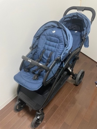 二人乗りベビーカー　双子用ベビーカー　未使用に近い