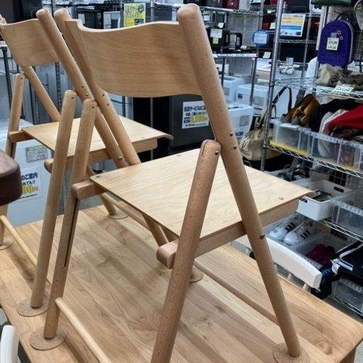 ?人気?無印良品 折りたたみチェア 椅子 ブナ材 MUJI 3291