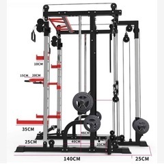 パワーラックスミスマシン付き＋ラットプルマシンの画像