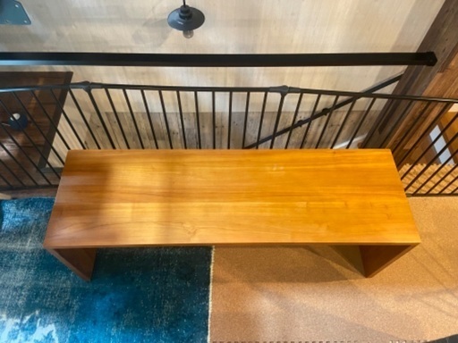 【SCANTEAK】PLANK ベンチ 130／棚・TV台にも