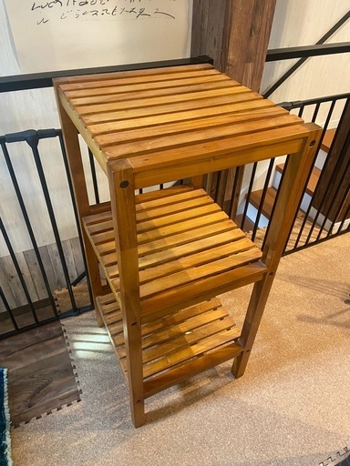 【SCANTEAK】REKKI三段シェルフ