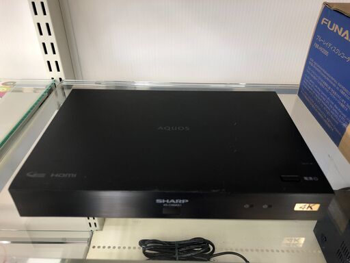 シャープ　4Kチューナー　4S-C00AS1　2018年製