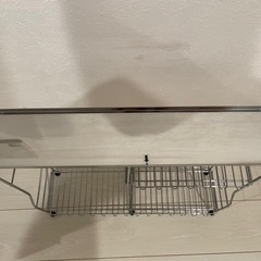 ニトリ　コンロ横ラック　キッチンツール収納の画像