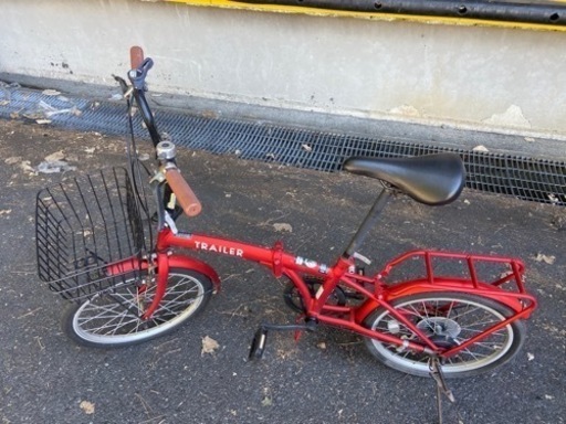 受付終了　赤い自転車