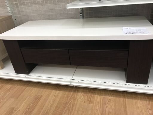 ★ジモティ割あり★  テレビ台 茶色 H40×W120×D48.5 クリーニング済み KJ2713