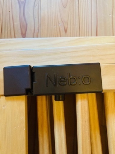 Nebio 天然木ベビーサークル ドア付き 8枚パネル 65cm レイアウト自由