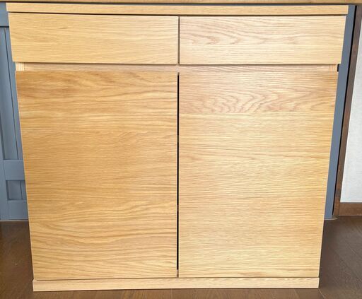 無印良品 木製キャビネット・木扉・オーク材